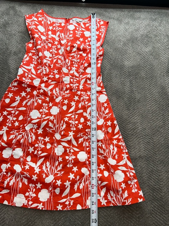 Boden Women Rosamund Garden Floral Fit and Flare Dress Midi Dress Size 6P - Picture 10 of 10